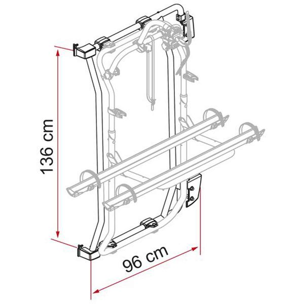 Fiamma Carry Bike Frame and Kit Ducato >06