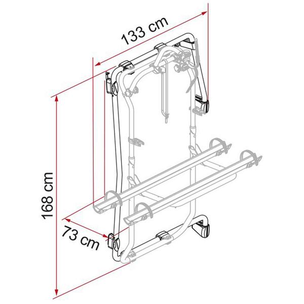 Fiamma Carry Bike Frame Kit Sprinter >18