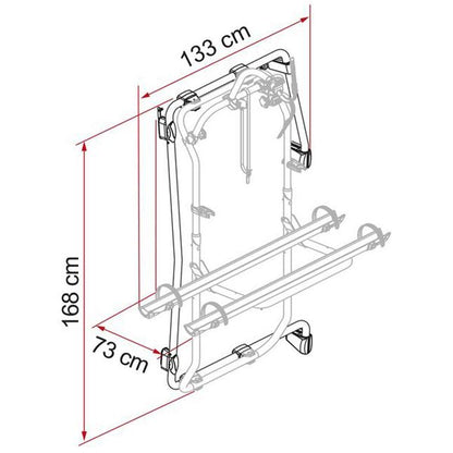 Fiamma Carry Bike Frame Kit Sprinter >18