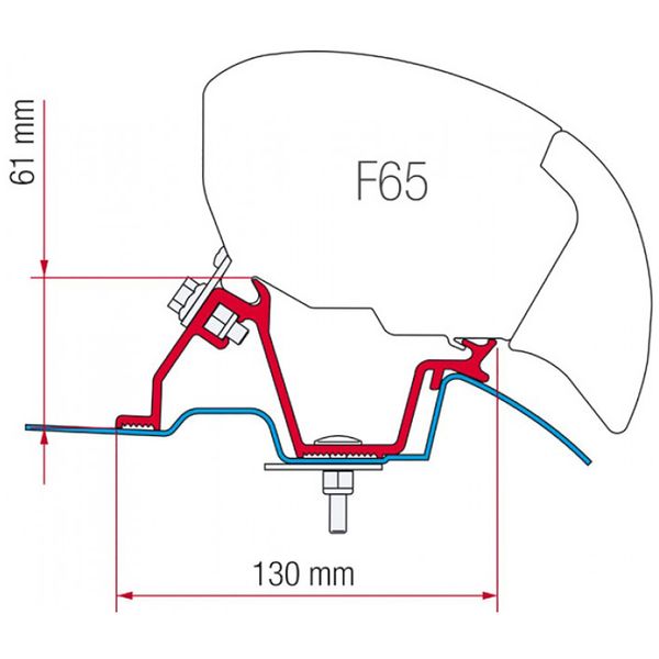 Fiamma Kit for Mercedes Sprinter/Crafter UK (98655-889)